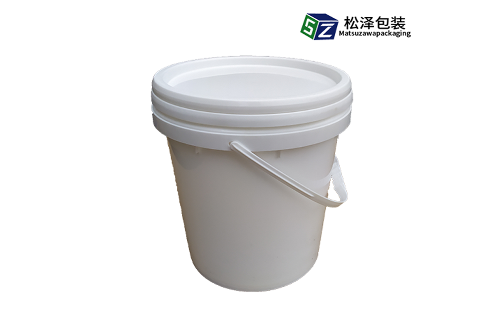 广口塑料桶(20L)(白色)